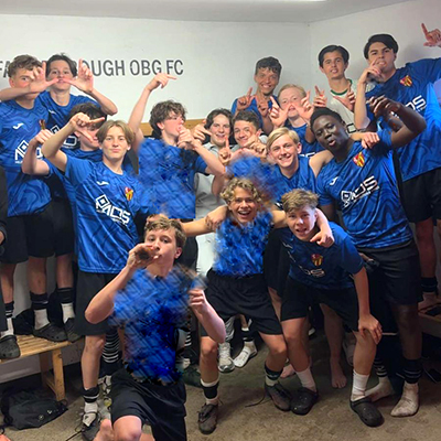 U15s Boys celebrate